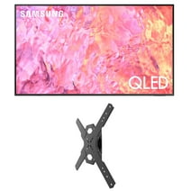 Samsung QN50Q60CAFXZA 50 Inch QLED 4K Quantum HDR Dual LED Smart TV with a Kanto PS100 Tilting TV Mount with 15 Degrees Swivel for 26 Inch-60 Inch TVs (2023)