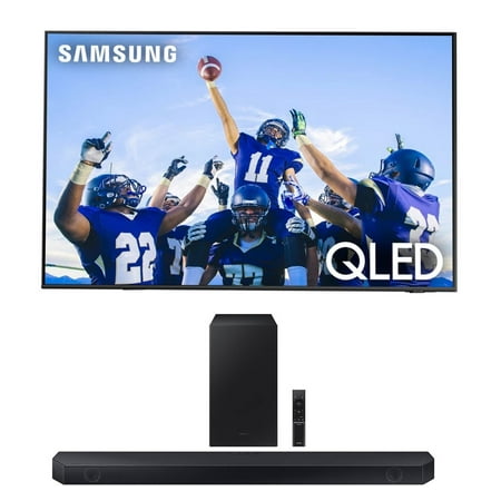 Samsung QN50Q60CAFXZA 50 Inch QLED 4K Quantum HDR Dual LED Smart TV with a Samsung HW-Q600C 3.1.2ch Soundbar and Subwoofer with Dolby Atmos (2023)