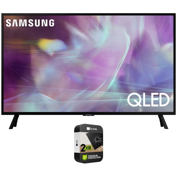 Samsung QN50Q60D 50 Inch QLED 4K Smart TV Bundle with 2 YR CPS Enhanced Protection Pack (2024 Model)