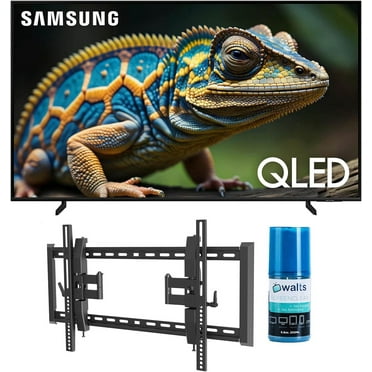 Samsung QN50Q60DAFXZA 50 Inch Q60D QLED 4K Smart TV with Quantum HDR with a Walts TV TILT-EXTENSION-37-90 Tilt Mount for 37"-90" Compatible TVs and Walts HDTV Screen Cleaner Kit (2024)