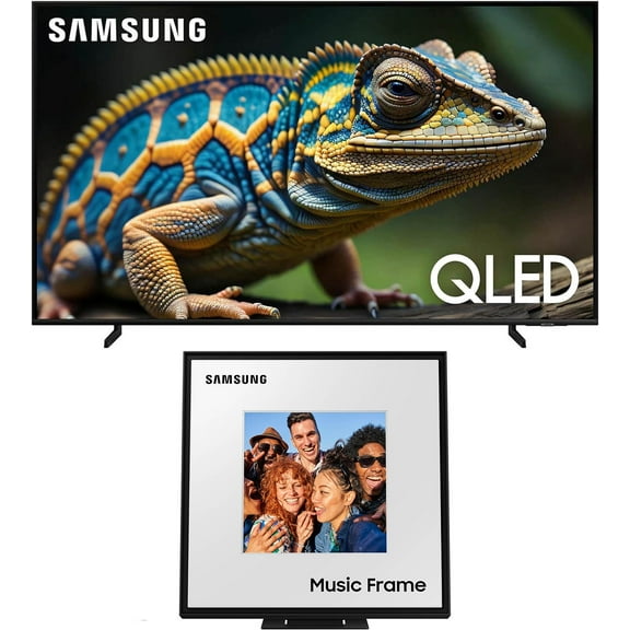 Samsung QN50Q60DAFXZA 50 Inch Q60D QLED 4K Smart TV with Quantum HDR and a Samsung HW-LS60D 2.0 Channel Photo Frame Speaker with Dolby Atmos (2024)