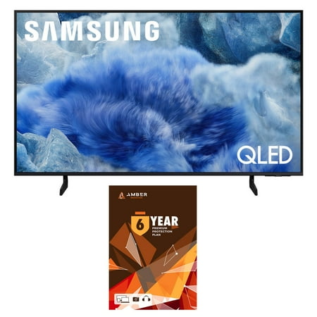 Samsung QN50Q8FAAFXZA 50 Inch Class QLED Q8F 4K Vision AI Smart TV with 6 Year Amber Protection Plan (2025)