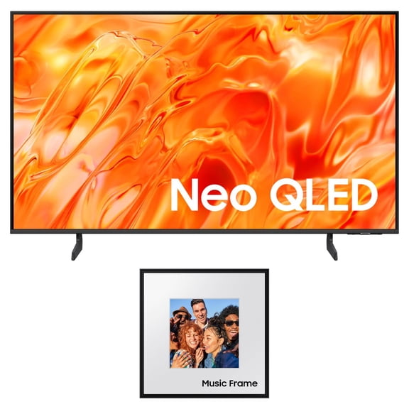 Samsung QN50QN70HA 50" NeoQLED TV with HW-LS60D Photo Frame Speaker (2026)