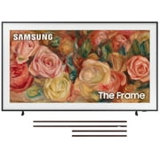 Samsung QN55LS03DAFXZA 55 Inch The Frame 4K Smart Quantum HDR TV with a Samsung VG-SCFA55BWB 55 Inch The Frame Customizable Bezel - Modern Brown (2024)