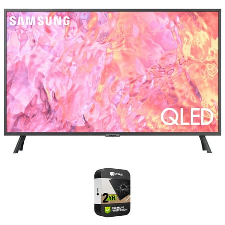 Samsung QN55Q60CA 55 Inch QLED 4K Smart TV Bundle with 2 YR CPS Enhanced Protection Pack (2023 Model)