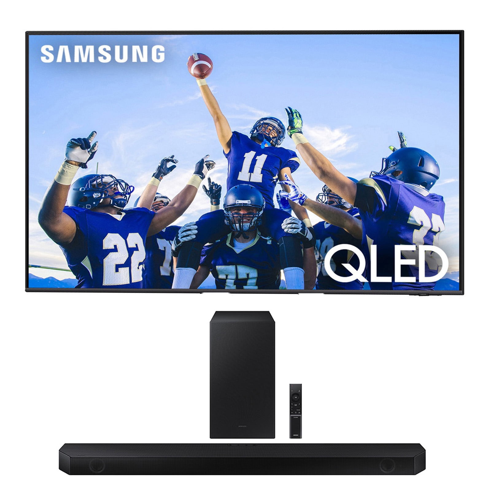 Samsung QN75Q70CAFXZA 75 Inch QLED HDR Subwoofer with 3.1ch with LED Samsung Quantum Dolby 4K HW-Q60C Atmos TV a Dual Smart Soundbar and (2023)