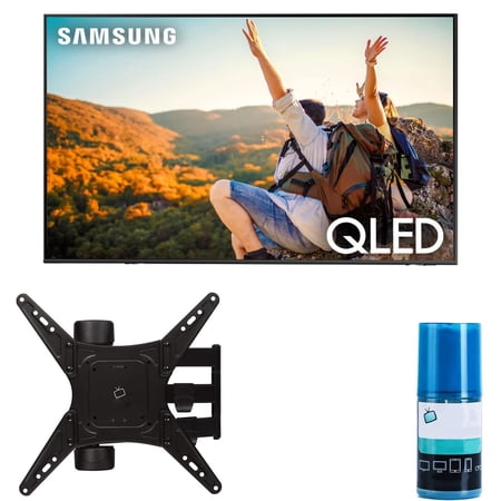Samsung QN55Q80CAFXZA 55" 4K QLED Smart Television with Walts TV Full Motion Mount
