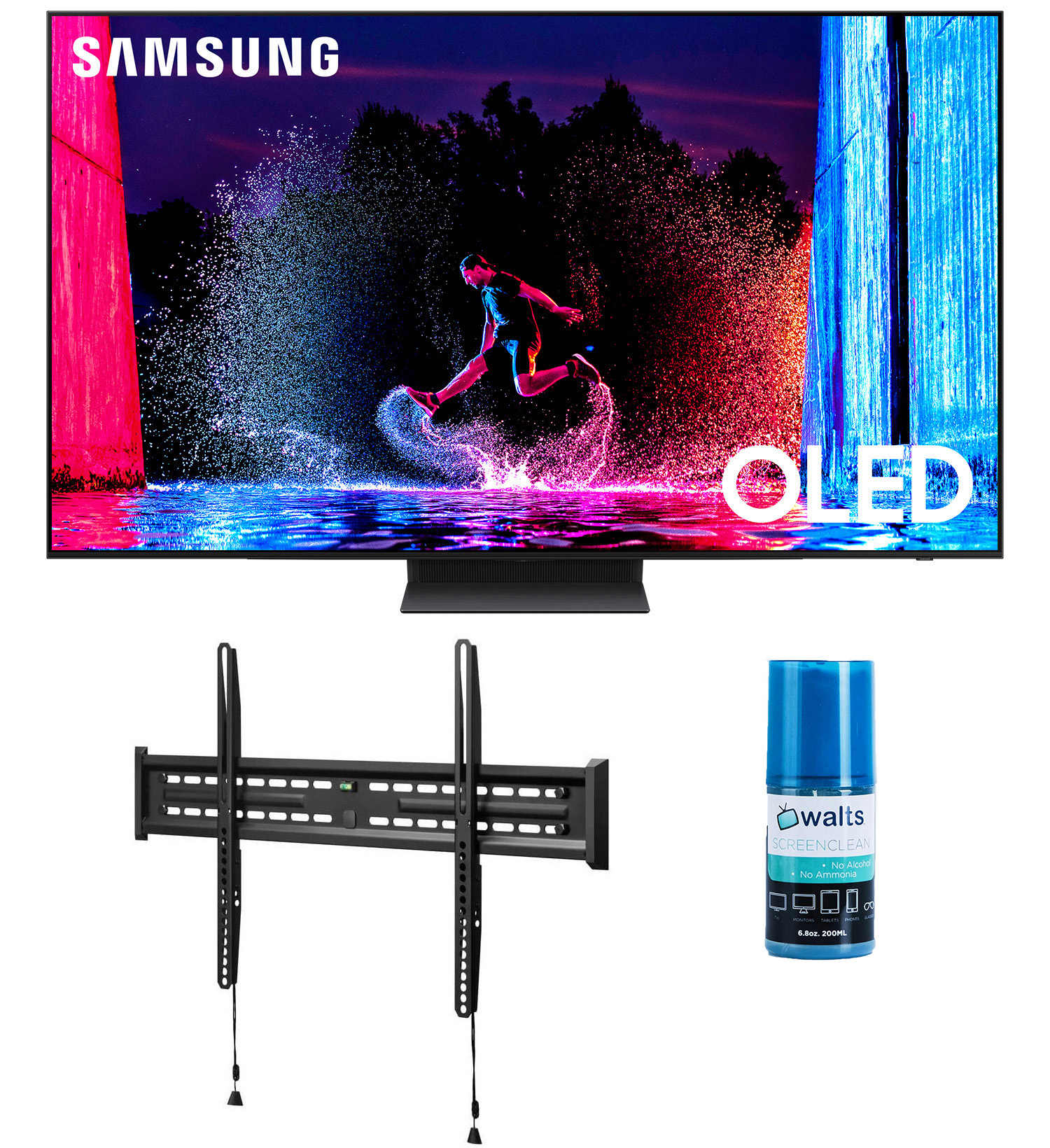 Samsung QN55S90DAFXZA 55 Inch 4K OLED Smart TV with Dolby Atmos with a