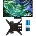 thumbnail image 1 of Samsung QN55S90DAFXZA 55 Inch 4K OLED Smart TV with Dolby Atmos with a Walts TV Medium Full Motion Mount for 32"-65" Compatible TV's and Walts HDTV Screen Cleaner Kit (2024), 1 of 9