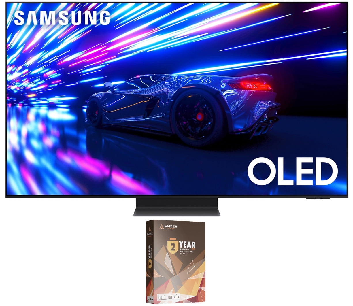 Samsung QN55S95DAFXZA 55 Inch OLED 4K Smart TV with Dolby Atmos and 2 ...