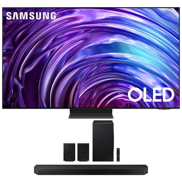 Samsung QN55S95DAFXZA 55 Inch OLED 4K Smart TV with Dolby Atmos with a Samsung HW-Q990D 11.1.4ch Soundbar with True Dolby Atmos Sound (2024)