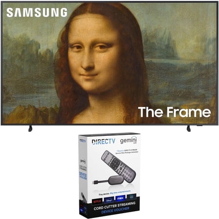 Samsung QN65LS03BA 65" The Frame QLED 4K TV (2022) with Redeemable DIRECTV Gemini Air