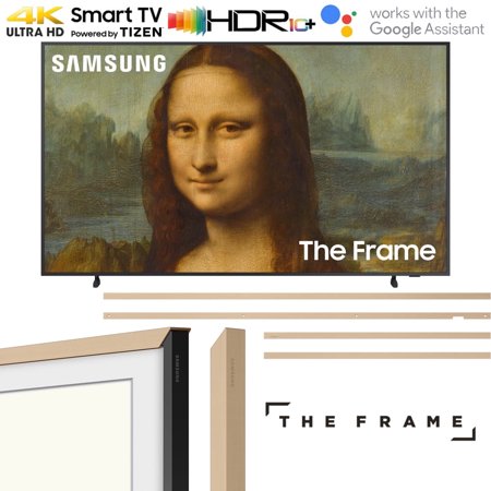 Samsung QN65LS03BA 65 inch The Frame QLED 4K UHD Quantum HDR Smart TV (2022) Samsung 65" Customizable Bezel Modern Beige