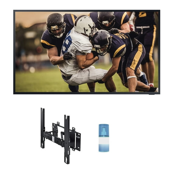 Samsung QN65LST7TA The Terrace 65" Outdoor-Optimized QLED 4K UHD Smart TV with a Samsung WMN-4277TT The Terrace Full Motion Wall Mount for 65” TV (2020)