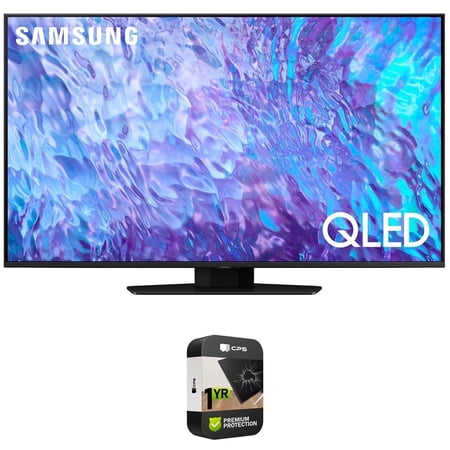 SAMSUNG QN65Q80CA 65 Inch QLED 4K Smart TV Bundle with 1 YR CPS Enhanced Protection Pack (2023 Model)