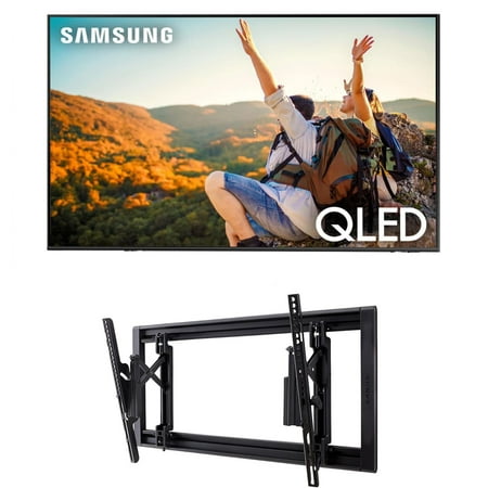 Samsung QN65Q80CAFXZA 65" 4K QLED Direct Full Array with Dolby Smart TV with a Sanus VLT7-B2 42"-90" Large Advanced Tilt 4D TV Wall Mount (2023)