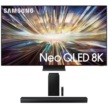 Samsung QN65QN800DFXZA 65 Inch Neo QLED 8K Smart TV with AI Motion Enhancer with a Samsung HW-B750D 5.1Ch Soundbar and Subwoofer with Dolby Digital (2024)