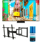 Samsung QN65QN800DFXZA 65 Inch Neo QLED 8K Smart TV with AI Motion Enhancer with a Walts TV Large/Extra Large Full Motion Mount for 43-90 Inch Compatible TV's and Walts HDTV Screen Cleaner Kit (2024)