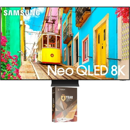 Samsung QN65QN800DFXZA 65 Inch Neo QLED 8K Smart TV with AI Motion Enhancer and 4 Year Amber Protection Plan (2024)