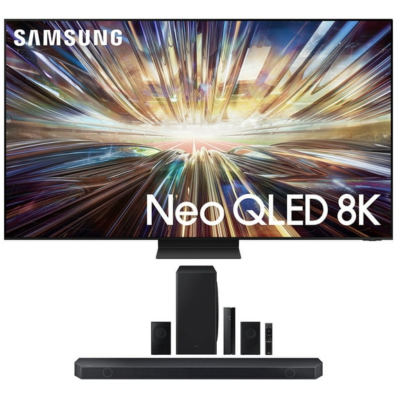 Samsung QN65QN800DFXZA 65 Inch Neo QLED 8K Smart TV with AI Motion Enhancer with a Samsung HW-Q910D 9.1.2ch Soundbar with Wireless Dolby Atmos (2024)