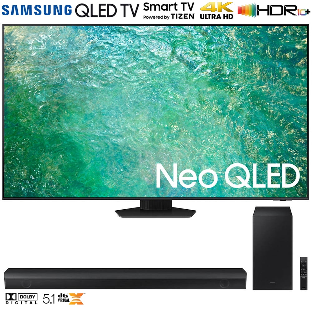 Samsung QN65QN85CA 65 Inch Neo QLED 4K Smart TV Bundle with Samsung HW-B650  3.1ch Soundbar with Dolby 5.1 DTS Virtual:X (2023 Model)