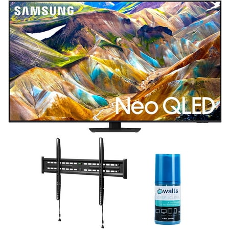 Samsung QN65QN85DBFXZA 65 Inch Neo QLED 4K Smart TV with Dolby Atmos with a Walts TV FIXED-MOUNT-43-90 TV Mount for 43-90 Inch Compatible TVs and Walts HDTV Screen Cleaner Kit (2024)