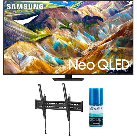 Samsung QN65QN85DBFXZA 65 Inch Neo QLED 4K Smart TV with Dolby Atmos with a Walts TV Large/Extra Large Tilt Mount for 43"-90" Compatible TV's and Walts HDTV Screen Cleaner Kit (2024)