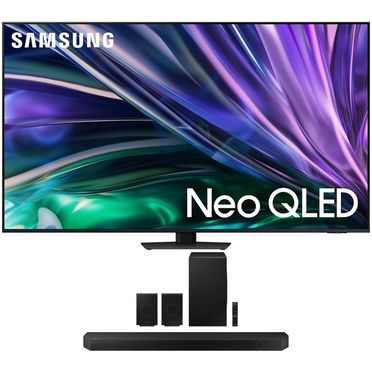 Samsung QN65QN85DBFXZA 65 Inch Neo QLED 4K Smart TV with Dolby Atmos with a Samsung HW-Q990D 11.1.4ch Soundbar with True Dolby Atmos Sound (2024)