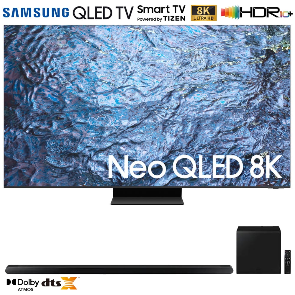 Samsung QN65QN900C 65 Inch Neo QLED 8K Smart TV (2023 Model) Bundle with Samsung HW-S800B 3.2.1ch Soundbar (Black) with Wireless Dolby Atmos DTS:X