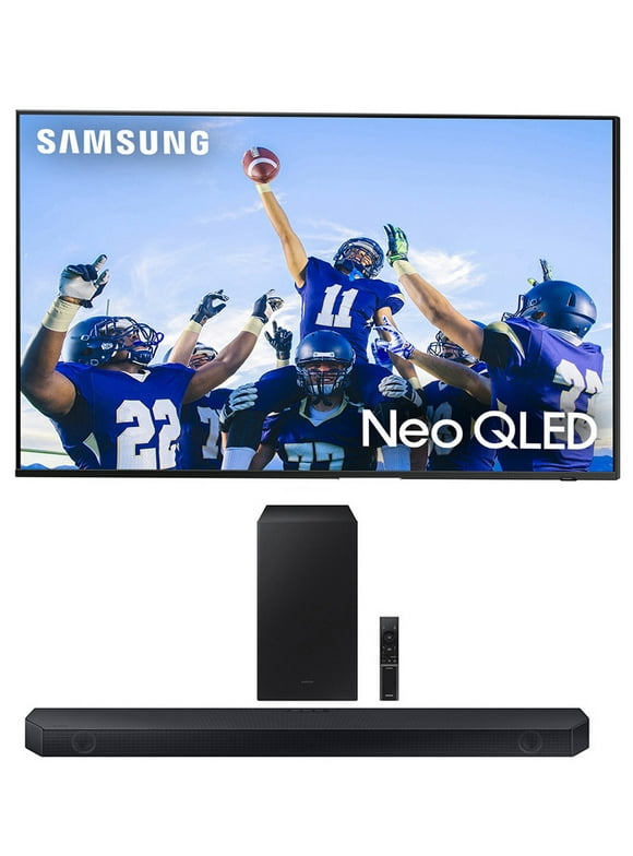 Samsung QN65QN90CAFXZA 65 Inch Neo QLED Smart TV with 4K Upscaling with a Samsung HW-Q600C 3.1.2ch Soundbar and Subwoofer with Dolby Atmos (2023)