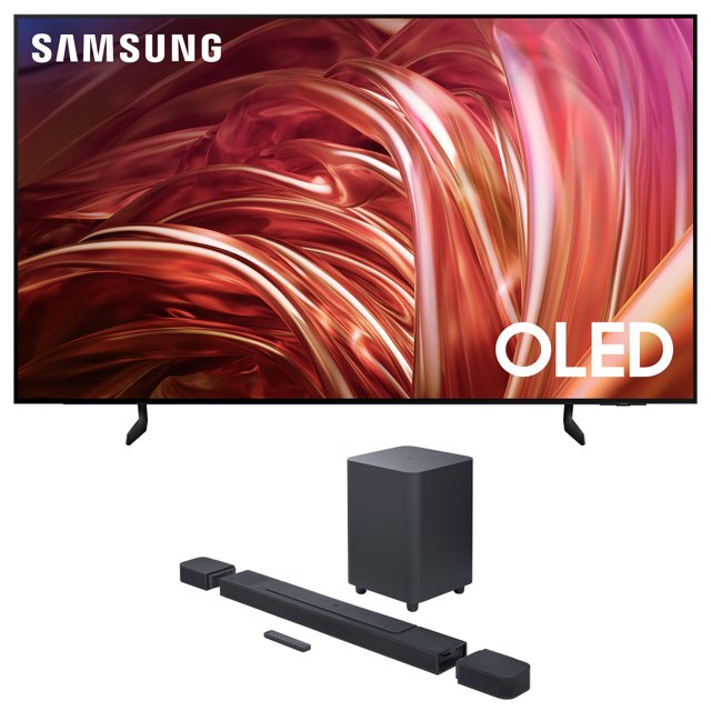 Samsung QN65S85DAEXZA 65 Inch OLED 4K Smart TV with QSymphony and a