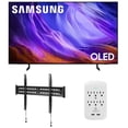 thumbnail image 1 of Samsung QN65S85HAEXZA 65" 4K OLED Smart TV with Dolby Atmos with a Walts TV FIXED-MOUNT-43-90 TV Mount for 43"-98" Compatible TVs and an Amber Protection 6-OUTLET-SURGE Surge Protector (2026), 1 of 9