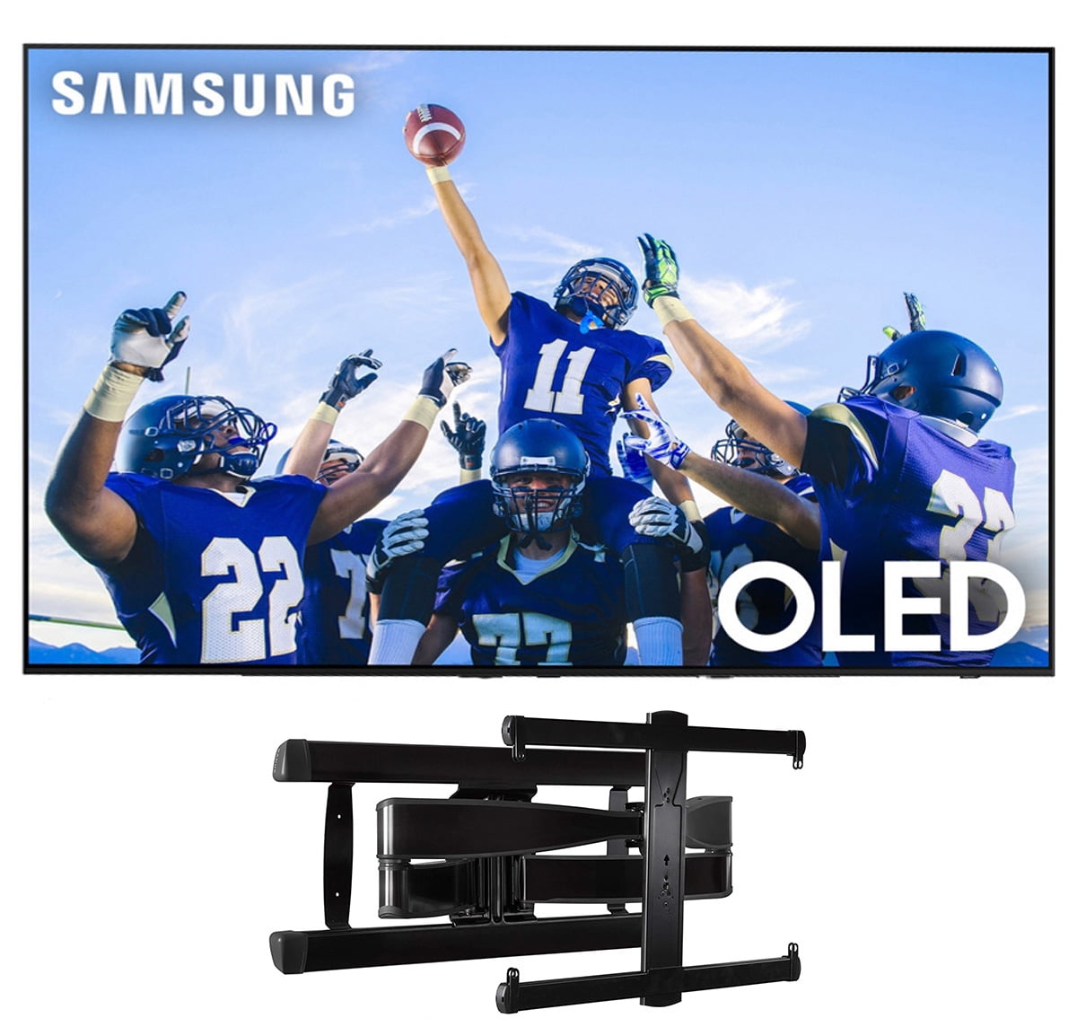 Samsung QN65S90CAFXZA 65" 4K OLED Smart TV with AI Upscaling with a