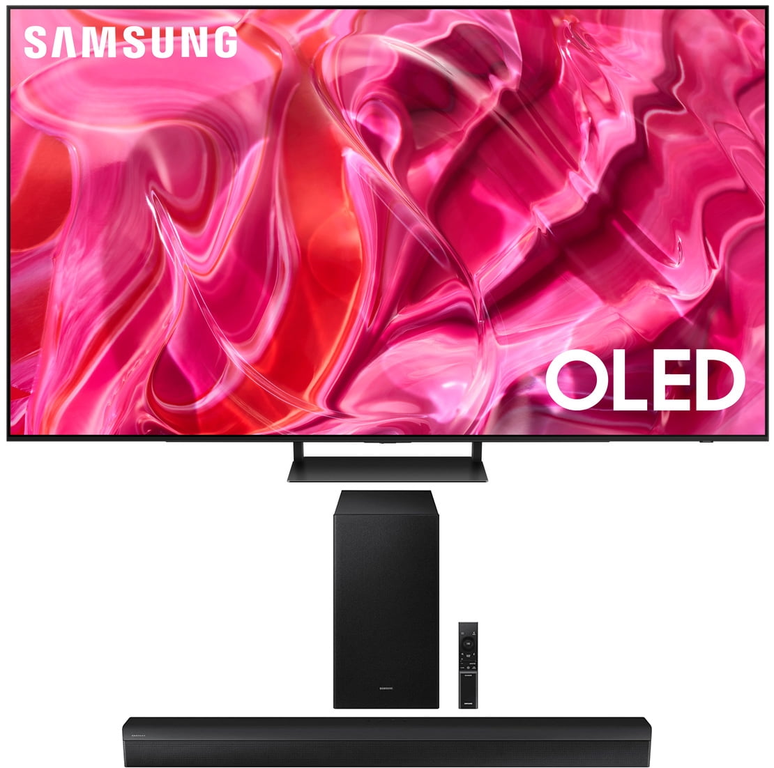 Samsung QN65S90CAFXZA 65 Inch 4K OLED Smart TV with AI Upscaling and a