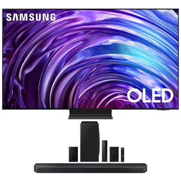 Samsung QN65S95DAFXZA 65 Inch OLED 4K Smart TV with Dolby Atmos with a Samsung HW-Q910D 9.1.2ch Soundbar with Wireless Dolby Atmos (2024)