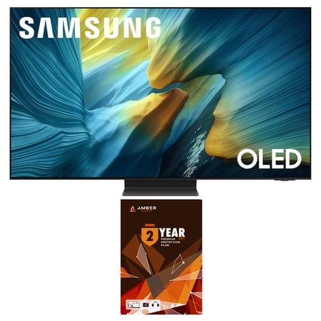 Samsung QN65S95FAFXZA 65 Inch OLED HDR Pro 4K Smart TV with Q-Symphony Pro and 2 Year Amber Protection Plan (2025)