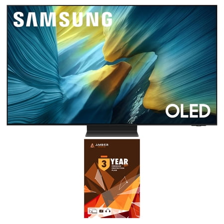 Samsung QN65S95FAFXZA 65 Inch OLED HDR Pro 4K Smart TV with Q-Symphony Pro and 3 Year Amber Protection Plan (2025)
