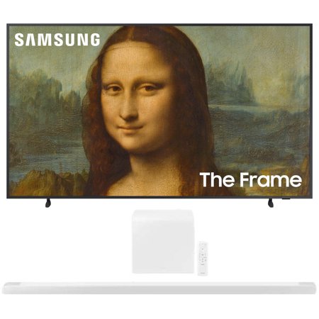 Samsung QN75LS03BA 75" The Frame 4K QLED Smart Television with Soundbar & Remote Control, QN75LS03BA