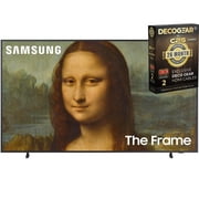 SAMSUNG QN75LS03BA 75" The Frame QLED 4K UHD Quantum HDR Smart TV + Deco Gear 4K HDMI 2.0 Cable w/ Pure Copper Conductors x2 & CPS Exclusive 26 Months Protection Pack Bundle BEACH-CPS-26M3000