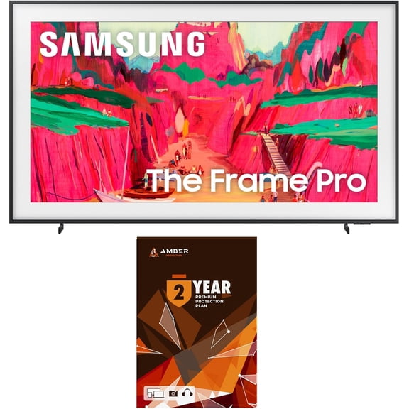 Samsung QN75LS03FWFXZA 75 Inch The Frame Wireless 4K Neo QLED TV with 2 Year Amber Protection Plan (2025)