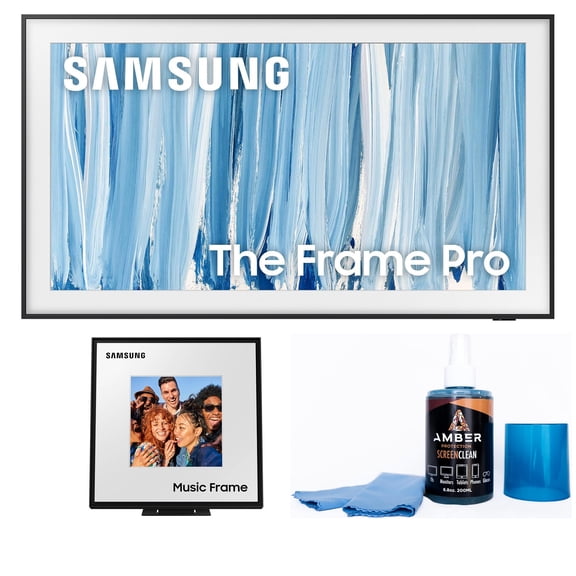 Samsung QN75LS03HW 75" the Frame Pro TV with HW-LS60D Photo Speaker (2026)