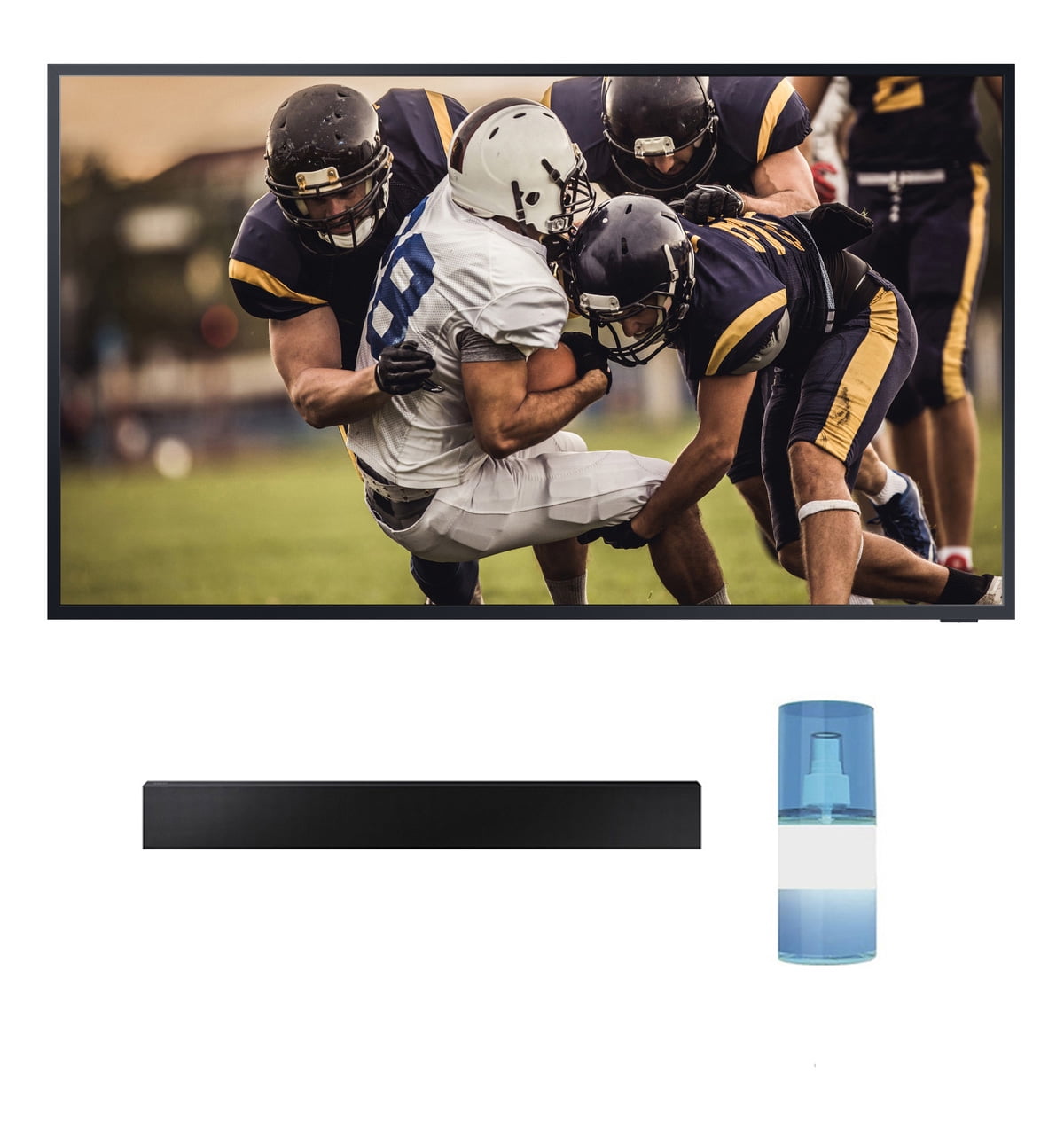 SAMSUNG QN75LST7TA The Terrace 75" Outdoor-Optimized QLED 4K UHD Smart TV with a HW-LST70T 3.0 Channel The Terrace Soundbar with Dolby 5.1 Ch and Walts HDTV Screen Cleaner Kit (2020)
