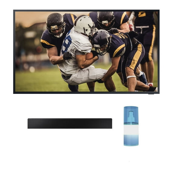 SAMSUNG QN75LST7TA The Terrace 75" Outdoor-Optimized QLED 4K UHD Smart TV with a HW-LST70T 3.0 Channel The Terrace Soundbar with Dolby 5.1 Ch and Walts HDTV Screen Cleaner Kit (2020)