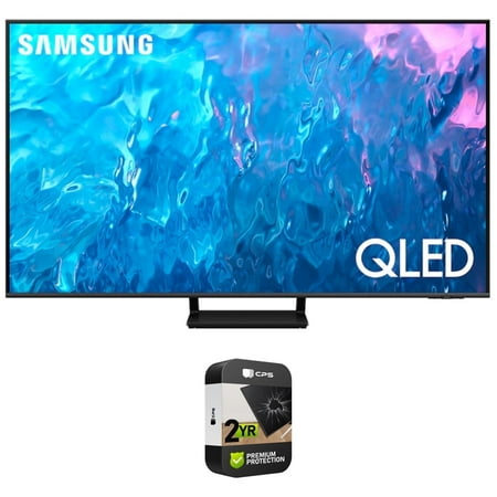 Samsung QN75Q70CA 75 Inch Q70C QLED 4K Smart TV Bundle with 2 YR CPS Enhanced Protection Pack (2023 Model)