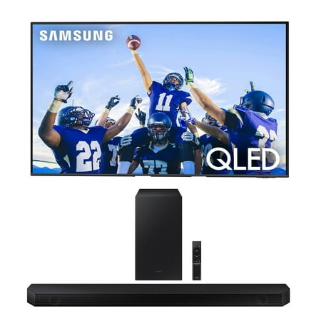 Samsung QN75Q70CAFXZA 75 Inch QLED 4K Quantum HDR Dual LED Smart TV with a Samsung HW-Q600C 3.1.2ch Soundbar and Subwoofer with Dolby Atmos (2023)