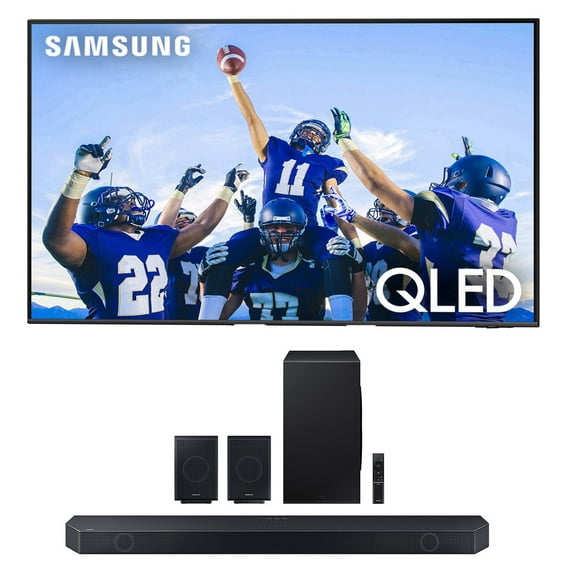 Samsung QN75Q70CAFXZA 75" QLED 4K Quantum HDR Dual LED Smart TV with a Samsung HW-Q990C 11.1.4ch Soundbar with Rear Speakers and Dolby Atmos (2023)