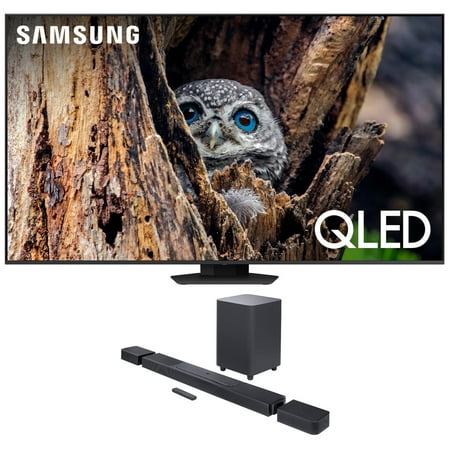 Samsung QN75Q80DAFXZA 75 Inch QLED 4K Quantum HDR Plus Smart TV with a JBL BAR-1300X 11.1.4ch Soundbar and Subwoofer with Surround Speakers (2024)