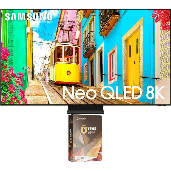 Samsung QN75QN800DFXZA 75 Inch Neo QLED 8K Smart TV with AI Motion Enhancer and 6 Year Amber Protection Plan (2024)