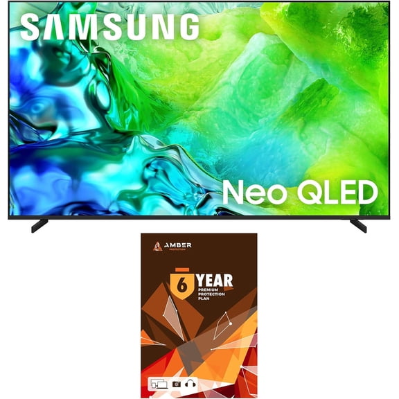 Samsung QN75QN80HAFXZA 75 Inch Neo QLED 4K TV with 6 Year Amber Protection Plan (2026)