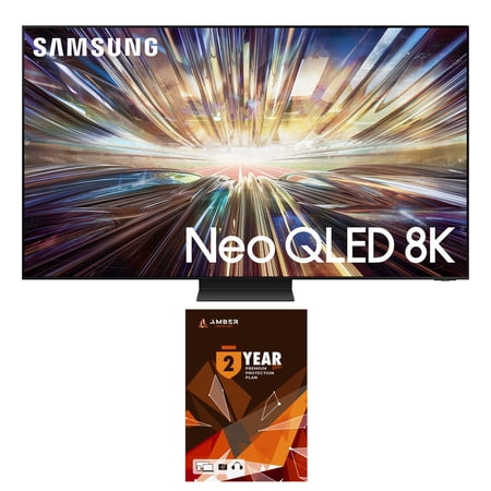 Samsung QN75QN850DFXZA 75 Inch Neo QLED 8K AI Upscaling Pro TV with 2 Year Amber Protection Plan (2024)
